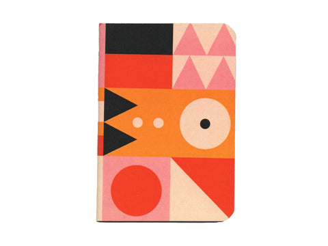 Geometric Design No. 1 Handcrafted Pocket Notebook