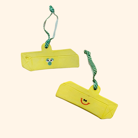 Double Sided Silly Butter Ornament