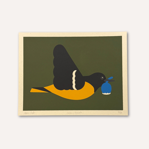 Oriole + Hyacinth Print
