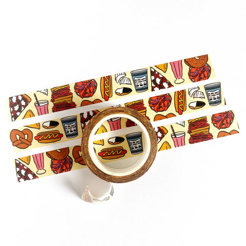 New York City Food Washi Tape