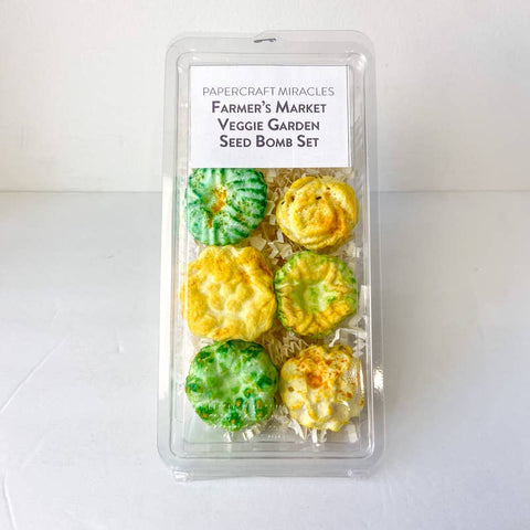 Farmer's Market Veggie Garden Seed Bomb Set
