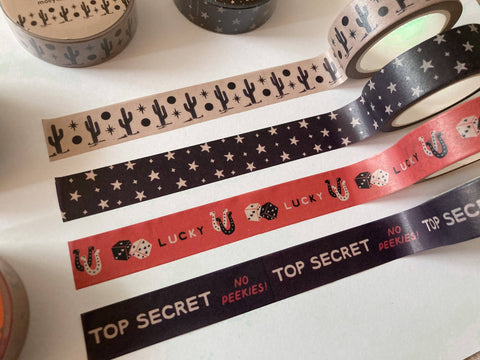 Neutral Stars Decorative Washi Tape