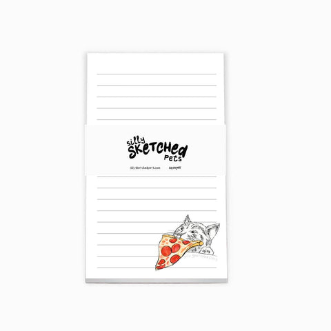 Pizza Cat Magnetic Notepad