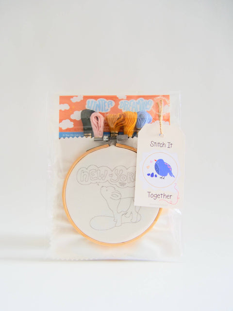 "New York!" Eco-Embroidery Kit