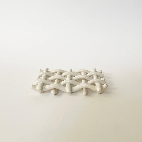 Ceramic Lattice Soap Dish