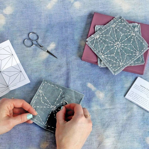 Sashiko Coaster Kit