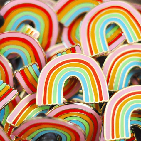 Rainbow Enamel Pin