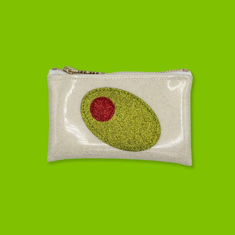 Olive Keychain Clutch