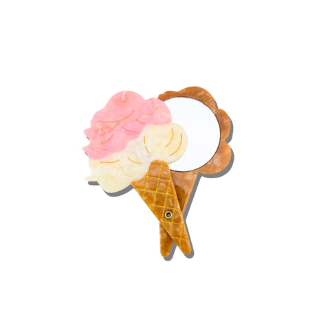 Hand-painted Gelato Compact Mirror