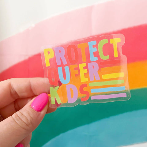 Protect Queer Kids Vinyl Sticker