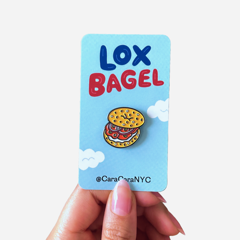 Lox Bagel Enamel Pin