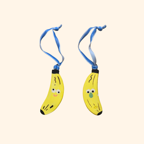 Double Sided Silly Banana Ornament