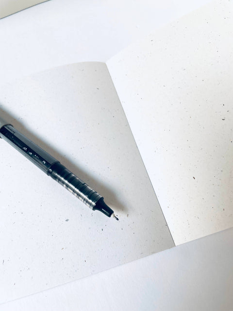 Mini Recycled Denim Confetti Notebook