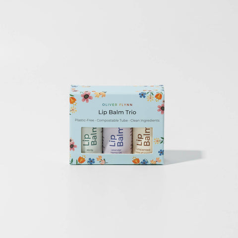 Natural Lip Balm Trio