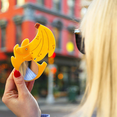 Banana Compact Mirror