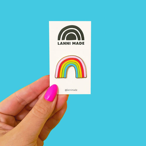 Rainbow Enamel Pin