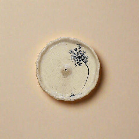 Floral Imprint Incense Holder