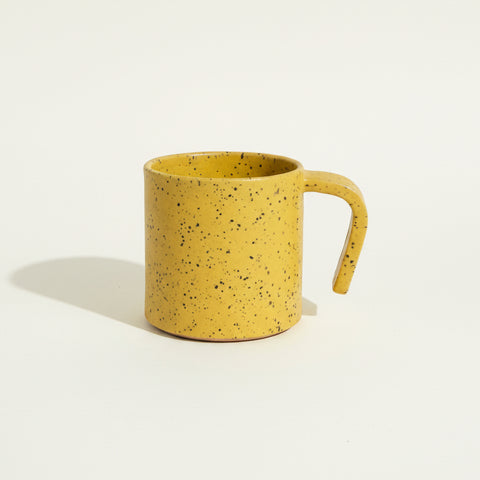 Geometric Espresso Cup, Yellow