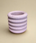 purple ribbed match holder