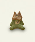 Ceramic figurine with a bear-like design
