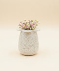 Ceramic flower-shaped vase