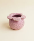 lavender flower-shaped vase