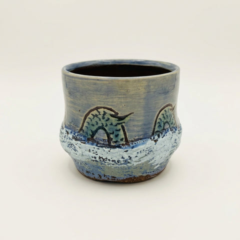 Sea Monster Mug,  Grey