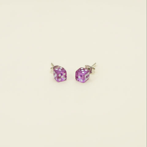 Vintage Dice Studs
