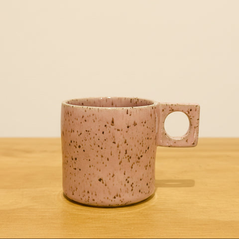 Geometric Espresso Cup, Pink