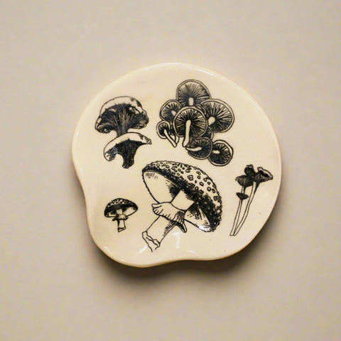 Wild Mushroom Spoon Rest No. 3