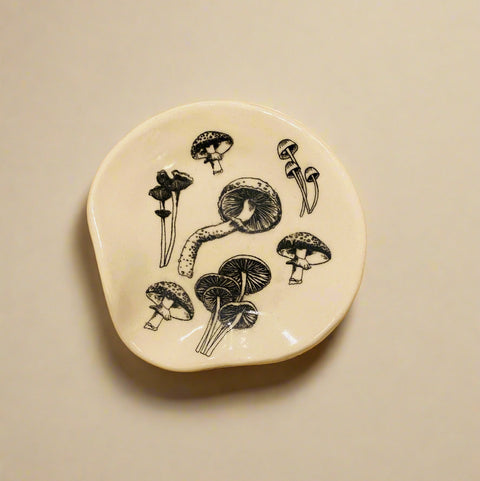 Wild Mushroom Spoon Rest No. 2