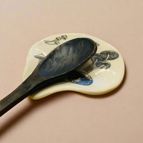 Wild Mushroom Spoon Rest No. 1