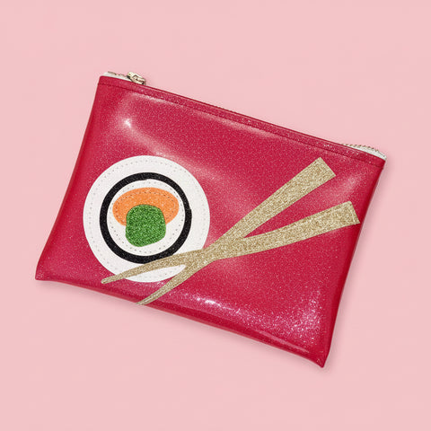 Sushi Lover Glitter Clutch