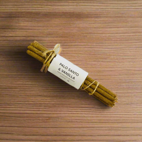Palo Santo Vanilla Hand Rolled Incense