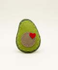 Avocado shaped catnip toy 