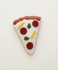 Pizza-shaped catnip toy