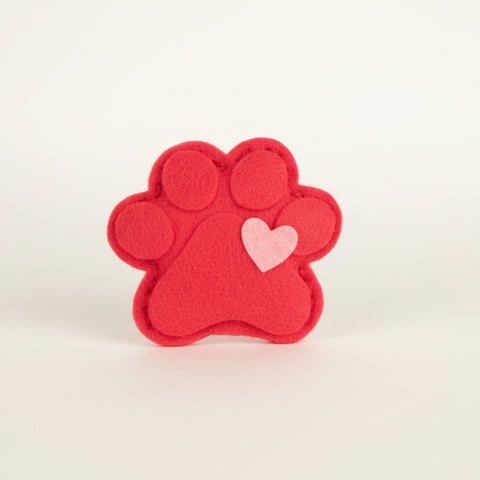 paw-shaped catnip toy