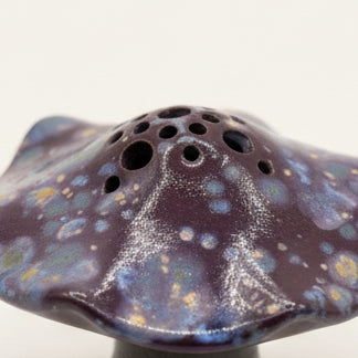 Purple ceramic object