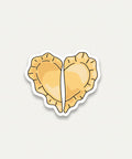 Heart-shaped pierogi sticker 