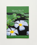 Menu No 9 with floral design