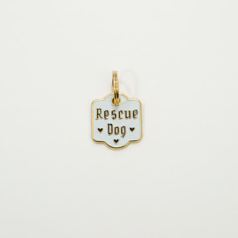 Rescue Dog Pet Collar Charm