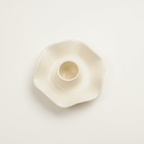 Ruffle Taper Candle Holder