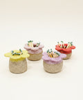 Decorative match holders shaped like a flower