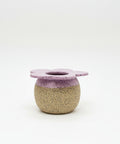 Pink flower-shaped match holder 