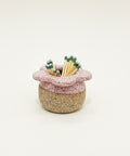 flower shaped match holder
