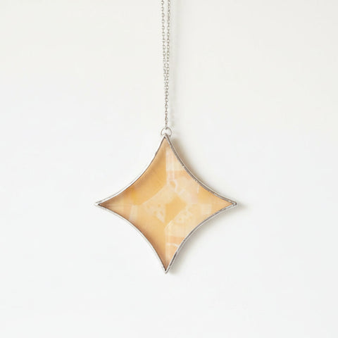 Dichroic Star Sun Catcher, Amber