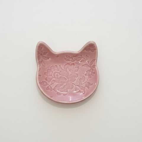 50's Lace Catch-All Dish, Cat