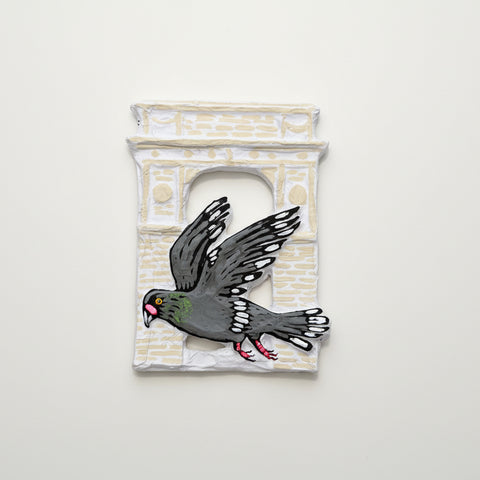Washington Square Park Pigeon Wall Art