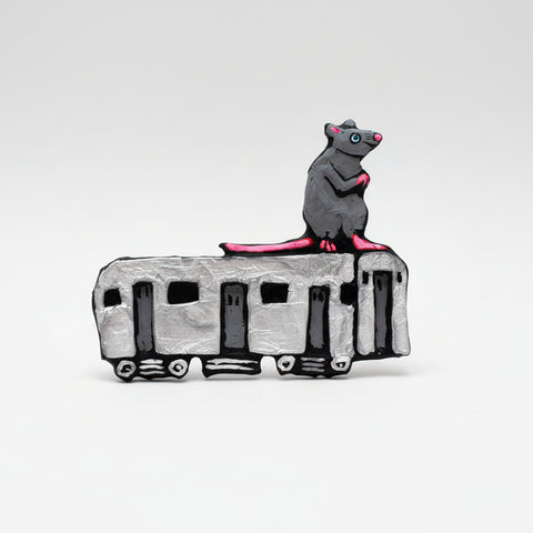 Subway Surfing Rat Wall Art