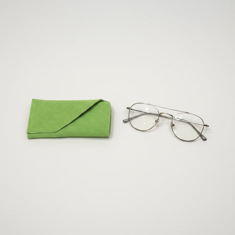 Suede & Leather Eyewear Case